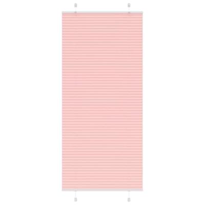 VidaXL Plissé rolgordijn 90x200 cm stofbreedte 89,4 cm polyester roze VidaXL Plissé rolgordijn 90x200 cm stofbreedte 89,4 cm polyester roze