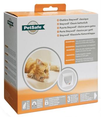 PetSafe kattendeur met magneetslot nr. 932 wit PetSafe Gebr. de Boon - Gebr de boon