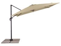 Schneider Zweefparasol Valencia Grande 280 x 280 cm (Naturel) - thumbnail
