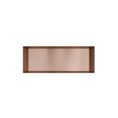 Hotbath &More Inbouwnis - 30 x 80 x 126 cm - Frameless - Geborsteld Koper PVD