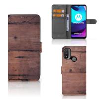 Motorola Moto E20 | E30 | E40 | Book Style Case | Old Wood - thumbnail