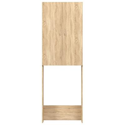 Wasmachinekast 64x25,5x190 cm sonoma eikenkleurig Wasmachinekast 64x25,5x190 cm sonoma eikenkleurig