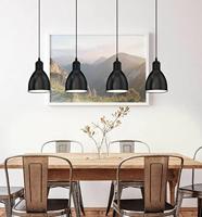 Eglo Landelijke hanglampPriddy 4-lichts zwart - 49466 - thumbnail