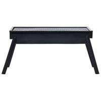 Campingbarbecue draagbaar 60x22,5x33 cm roestvrij staal - thumbnail