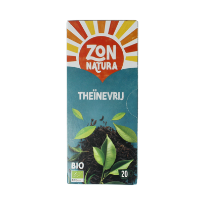 Zonnatura Theinevrije thee bio 20 Zakjes Zonnatura Theinevrije thee bio 20 Zakjes