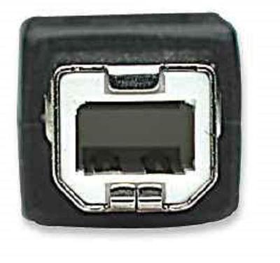 Manhattan USB 2.0 USB-A-stekker, USB-B-stekker, 50,00 cm, zwart, afschermingsfolie, UL-gecertificeerd, vergulde contacten 374507