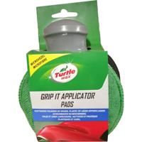 Turtle Wax poetspad grip it - drie verschillende poetspads - voor kunststof en lederen oppervlakten - voor polijsten, waxen & schoonmaken - optimale drukverdeling - houdt handen schoon - 3 stuks - thumbnail