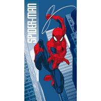 Spiderman strandlaken city 70 x 140 cm katoen - thumbnail