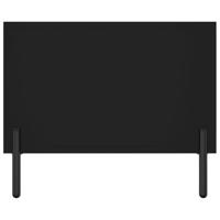 Salontafel 102x50x40 cm bewerkt hout zwart - thumbnail