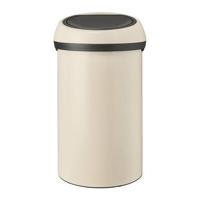 Brabantia touch bin 60 liter soft beige - thumbnail