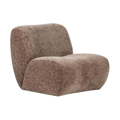WOOOD Nomu fauteuil velvet Lichtbruin WOOOD Nomu fauteuil velvet Lichtbruin