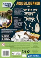 Educatief Spel Clementoni Arqueojugando T-Rex 15 x 21 x 5,5 cm - thumbnail
