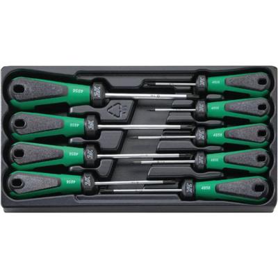 Stahlwille 4899 SATZ TX-SCHRAUBENDREHER M. DREIKOMPONENTENGRIFF TX-schroevendraaier Grootte T 8, T 9, T 10, T 15, T 20, T 25, T 27, T 30, T 40