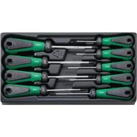 Stahlwille 4899 SATZ TX-SCHRAUBENDREHER M. DREIKOMPONENTENGRIFF TX-schroevendraaier Grootte T 8, T 9, T 10, T 15, T 20, T 25, T 27, T 30, T 40 - thumbnail