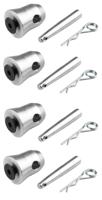 Beamz P30 halve cone truss connectors set van 4 - thumbnail