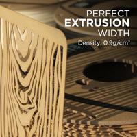 Polymaker PA08004 6938936710301 Filament LW-PLA Mat, Lage dichtheid 1.75 mm 800 g Hout PolyLite™ 1 stuk(s) - thumbnail