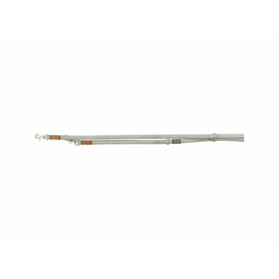 TRIXIE HONDENRIEM BE NORDIC VERSTELBAAR LEER GRIJS 200X2 CM