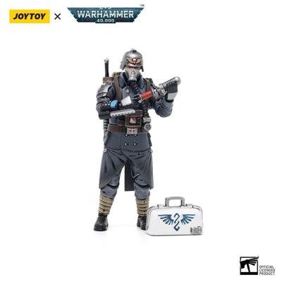 Warhammer 40k Action Figure 1/18 Death Korps of Krieg Veteran Squad Guardsman Medic 10 cm