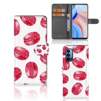 OPPO Reno 4 Pro 5G | Book Cover | Pink Macarons OPPO Reno 4 Pro 5G | Book Cover | Pink Macarons