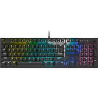 Gaming K60 RGB PRO - Toetsenbord - backlit - USB - toetsschakelaar: CHERRY VIOLA - zwart - thumbnail
