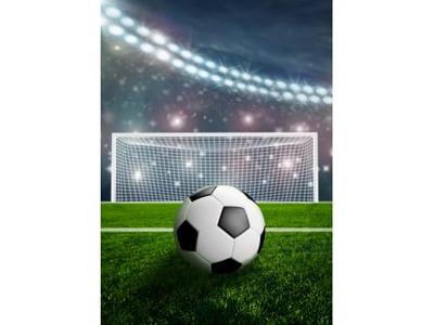 Voetbal goal fleece Plaid - 100 x 140 cm