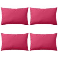 VidaXL Buitenkussens 60x40 cm roze 4 st - thumbnail