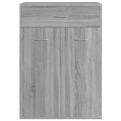 VidaXL Schoenenkast 60x35x84 cm bewerkt hout grijs sonoma
