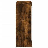 Dressoir met LED-verlichting 60,5x37x100 cm gerookt eikenkleur - thumbnail