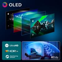 PHILIPS Ambilight 77OLED810 4K OLED Smart TV - 77 inch display met P5 AI Perfect Picture Engine, Ultra HD, Google TV, Dolby Vision en Atmos Sound, werkt met Alexa en Google Voice Assistant - thumbnail