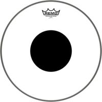 Remo CS-0314-10 Controlled Sound Clear Black Dot 14 inch - thumbnail