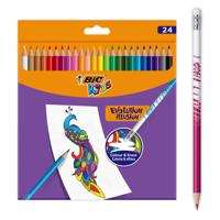 BIC kids evolution uitgumbare kleurpotloden, 24st. - thumbnail