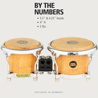 Meinl FWB100SNT-M Mini Wood Super Natural bongoset - thumbnail