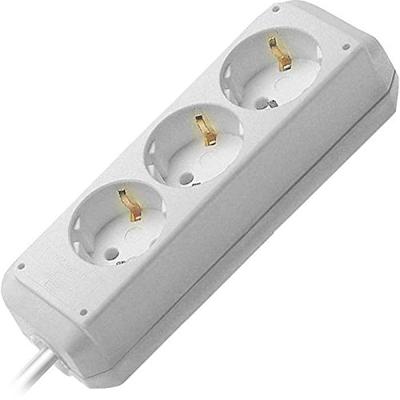 Brennenstuhl 1158610015 Stekkerdoos | Eco-Line | 3 Sockets | Wit | 1,5 meter