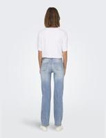 Only Onlblush Mid Straight Dnm Tai467 Noos Straight Leg Light Blue Denim - thumbnail