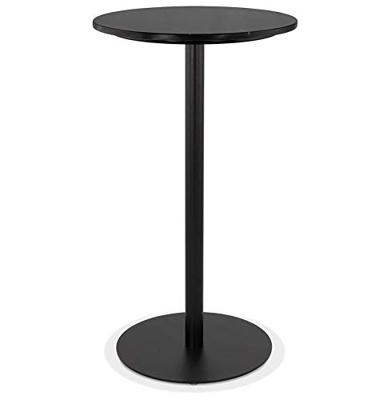 ALTEREGO CORY Ronde hoge tafel - Zwart ALTEREGO CORY Ronde hoge tafel - Zwart