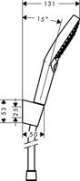 Hansgrohe Raindance Select S badset 120 3jet PowderRain met doucheslang 125 cm, chroom - thumbnail