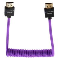 Kondor Blue Gerald Undone MK2 Full HDMI kabel 12"-24" gekruld (paars) - thumbnail