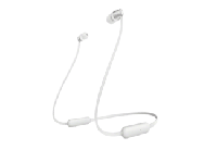 Sony WI-C310 draadloze in-ear hoofdtelefoon, 15 uur batterijduur, voice assistent, magnetische oordopjes, ontwerp met achter-the-neck, geïntegreerde headset-functie, headset met microfoon, wit - thumbnail