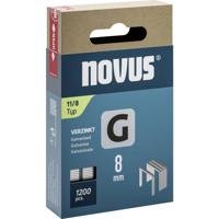 Novus Tools 042-0796 Nieten met plat draad Type 11 1200 stuk(s) Afm. (l x b) 8 mm x 10.6 mm - thumbnail