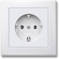 Merten MEG2301-1619 Wandcontactdoos System M Polar-wit 1 stuk(s) - thumbnail