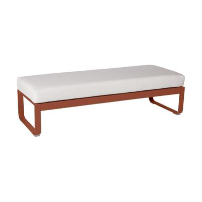 Fermob Bellevie 2-zitshocker Red Ochre - Off-White