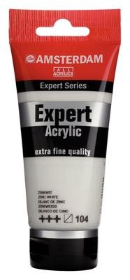 Royal Talens Amsterdam Expert Series Acrylverf Tube 75 ml - Zinkwit 104