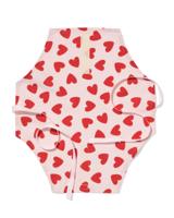 HEMA Herpakpapier van katoen 40x45cm hartjes - thumbnail