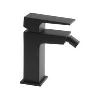Bidetmengkraan Sapho Dimy Uitloop Recht 1-hendel 15.6 cm Mat Zwart - thumbnail