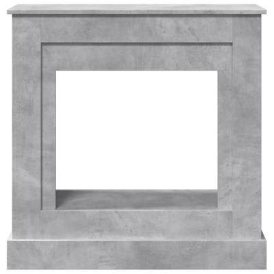 Haardombouw 90x30x90 cm bewerkt hout betongrijs