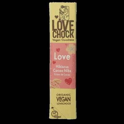Lovechock Bar Love Hibiscus Cacoa Nibs Biologisch