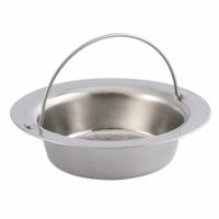 Hand-held douche afvoer gat filter roestvrijstaal keuken wastafel zeef - thumbnail