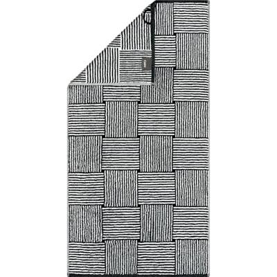 Cawö Cawö Black&White 6281 zwart/wit Badlaken 80x150