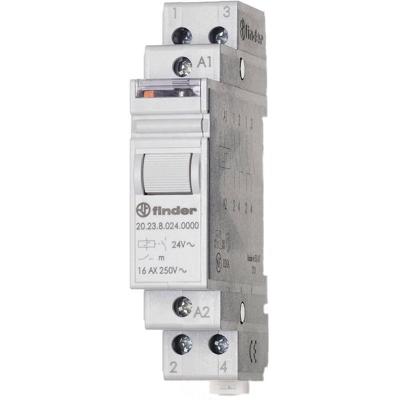 Finder 20.23.8.012.4000 Stroomstootschakelaar DIN-rail 1x NO, 1x NC 12 V/AC 16 A 4000 VA 1 stuk(s)