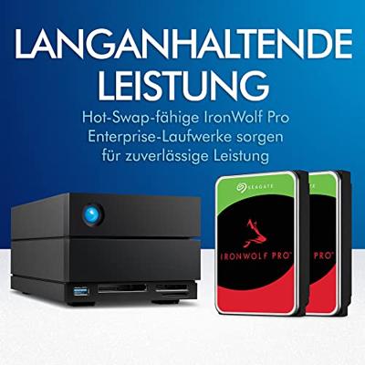 LaCie 16TB 2big Dock-V2 Thunderbolt 3 USB 3.2 Gen 2 (STLG16000400)